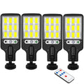 Kit de Refletores Led Solar 6000 Lumens com Sensor de Movimento